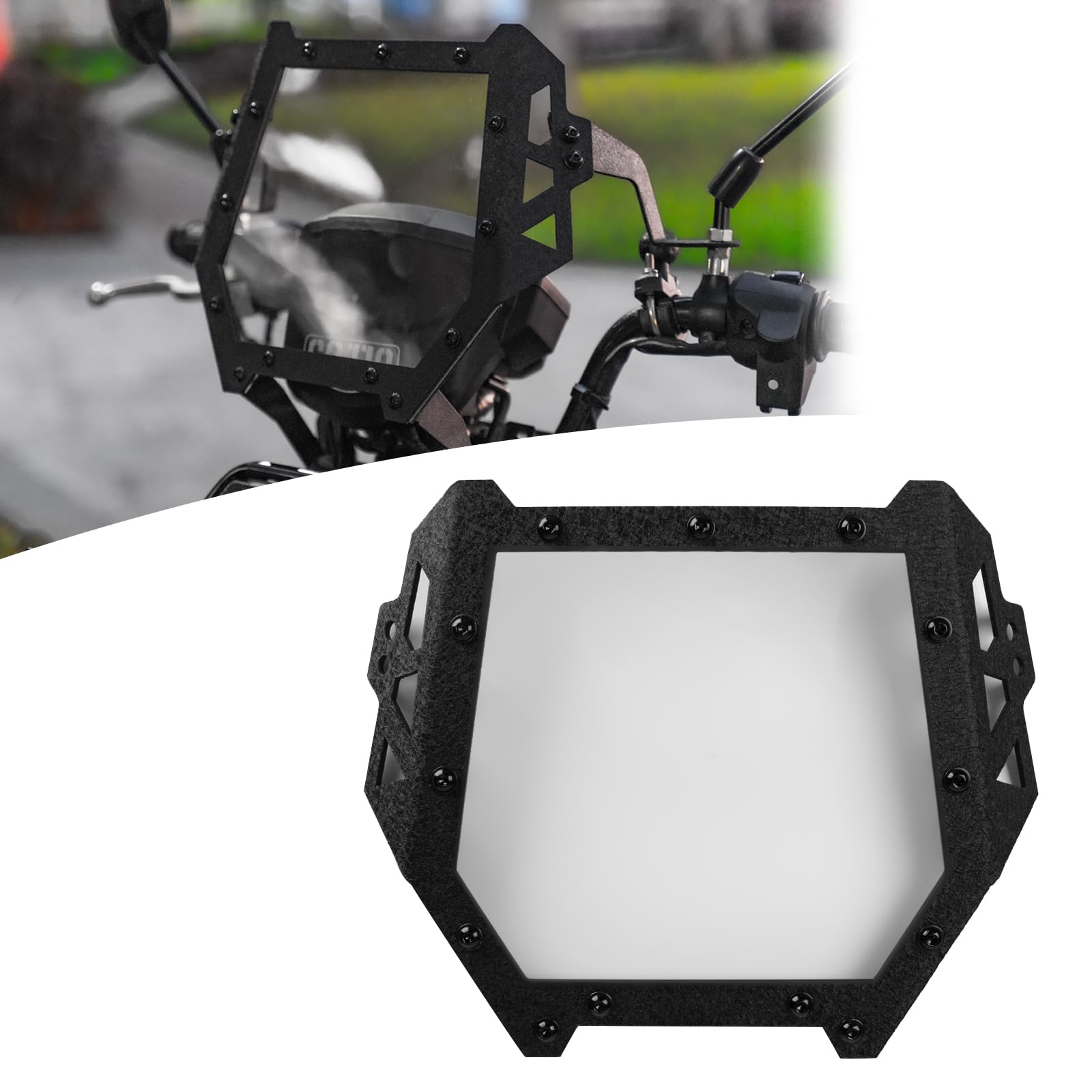 商品情報商品の説明【適合車種】この製品はホンダ クロスカブ CC110に適合します。(ご注意: ご購入前に、お使いの車種に適合するかどうかをご確認ください。) 【優れた性能】走行中に空気抵抗による疲労を効果的に軽減し、防風・防砂・防虫効果があり、車速によってもたらされる小さな砂や砂利を効果的にブロックし、より快適な乗り心地を実現します。 【高品質素材】このクロスカブ CC110 ウィンドディフレクターは、高品質の金属+高透明アクリルで作られています。 外枠は金属製で、ハードコーティングにより傷がつきにくく耐久性があり安全性が高く、高品質な透明パネルにより鮮明な視界を長期間確保します。 【ユニークなデザイン】従来のフロントガラスとは異なり、このCC110フロントガラスフレームはリベットデザインを採用しており、ファッション性に満ちており、あなたの車にユニークでクールな新しい外観を与えます。 【パッケージ内容】Vancroser クロスカブ CC110 フロントガラス* 1、ネジアクセサリ * 1セット。1年間のとフレンドリーなアフターサービスを提供します。ご質問がございましたら、時間内にご連絡ください，解決いたします。主な仕様 【適合車種】この製品はホンダ クロスカブ CC110に適合します。(ご注意: ご購入前に、お使いの車種に適合するかどうかをご確認ください。)【優れた性能】走行中に空気抵抗による疲労を効果的に軽減し、防風・防砂・防虫効果があり、車速によってもたらされる小さな砂や砂利を効果的にブロックし、より快適な乗り心地を実現します。【高品質素材】このクロスカブ CC110 ウィンドディフレクターは、高品質の金属+高透明アクリルで作られています。 外枠は金属製で、ハードコーティングにより傷がつきにくく耐久性があり安全性が高く、高品質な透明パネルにより鮮明な視界を長期間確保します。【ユニークなデザイン】従来のフロントガラスとは異なり、この クロスカブ CC110 フロントガラスフレームはリベットデザインを採用しており、ファッション性に満ちており、あなたの車にユニークでクールな新しい外観を与えます。【パッケージ内容】Vancroser クロスカブ CC110 フロントガラス* 1、ネジアクセサリ * 1セット。1年間のとフレンドリーなアフターサービスを提供します。ご質問がございましたら、時間内にご連絡ください，解決いたします。