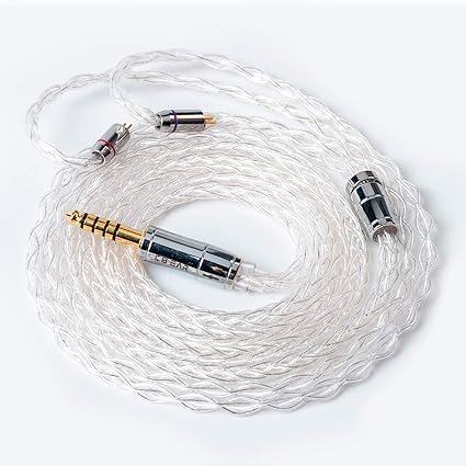 【送料無料】【KBEAR ST18】mmcx 4.4mmリケーブル 5N 16芯無酸素銅銀メッキケーブル 4.4mmイヤホンアッ..
