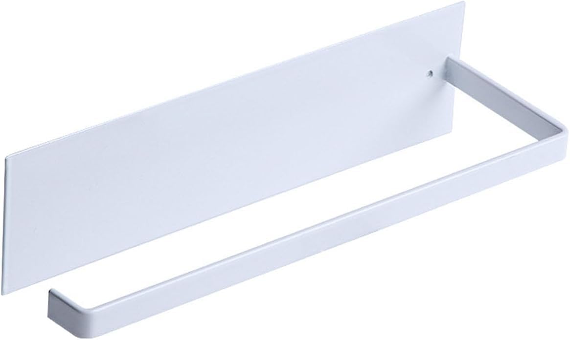 【送料無料】hengshao キッチンペーパーホルダー ロールホルダー タオルハンガー 強力粘着 壁掛け 吊り下げ 戸棚下収納 縦横どちら向きでも設置できる 片手で切れる 工具不要 簡単設置 おしゃれ タオルホルダー 色：ホワイト、サイズ：1個入