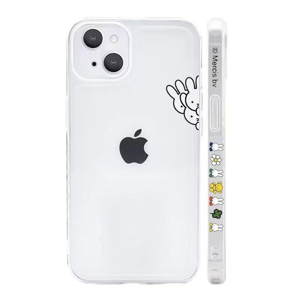 【送料無料】ミッフィー iPhone 用 ケース キャラクター スマホケース 透明 色：透明、サイズ：iPhone16ProMax用