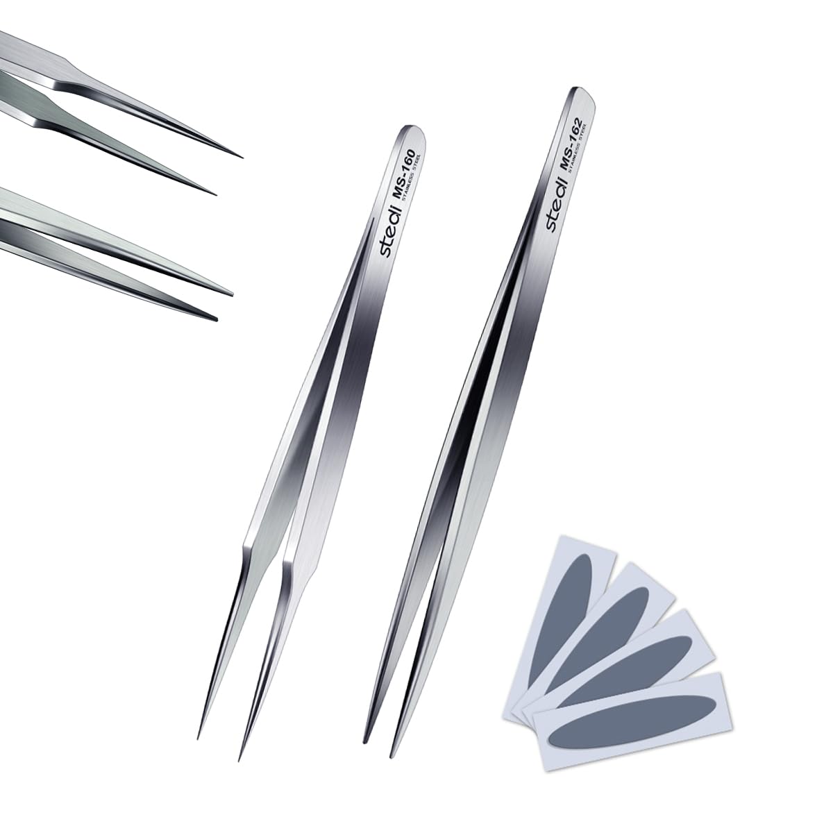 【送料無料】ピンセット 色：シルバー