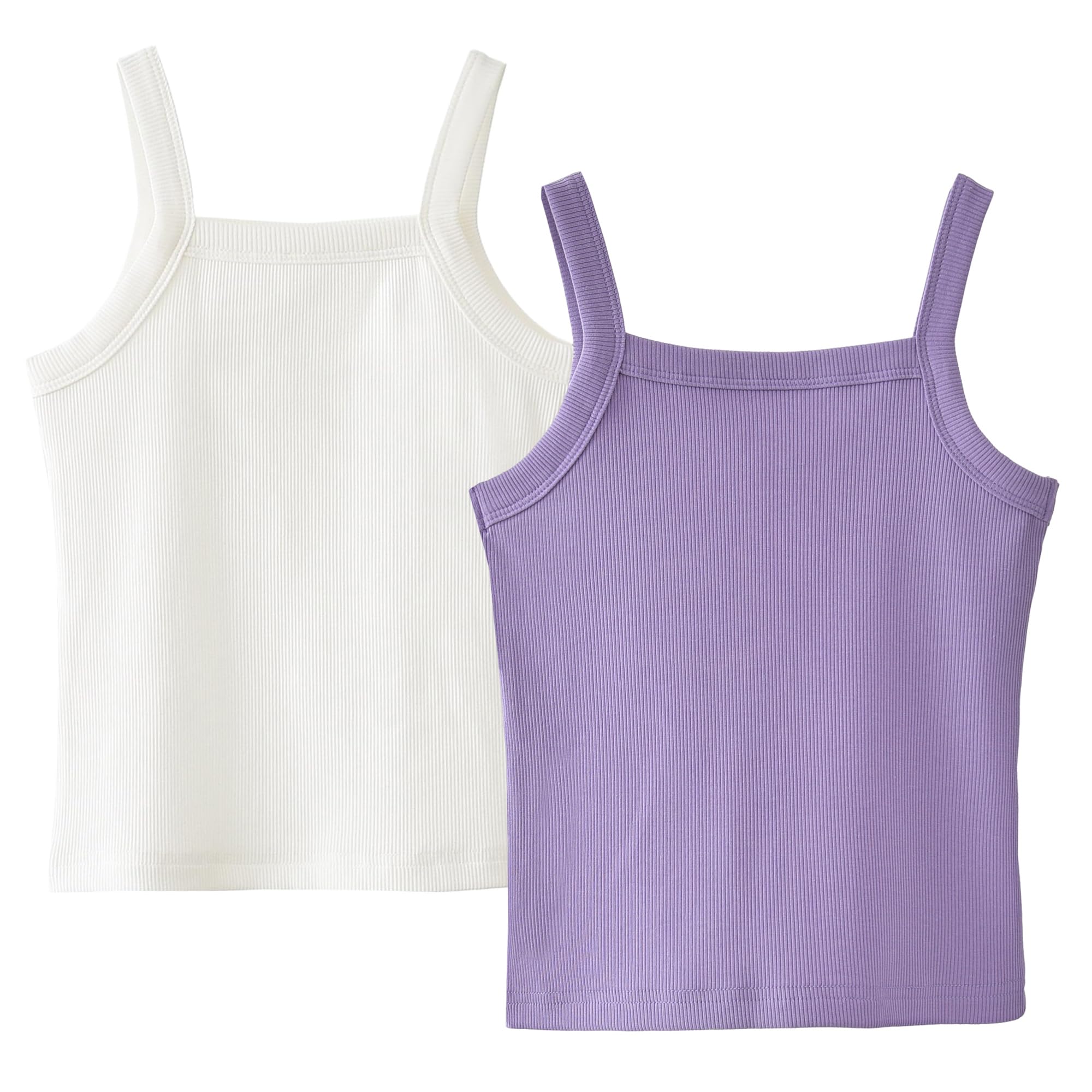 【送料無料】[Maeau] キャミソール 子供服 タンクトップ 2枚セット キッズ 女の子 ジュニア トップス ..