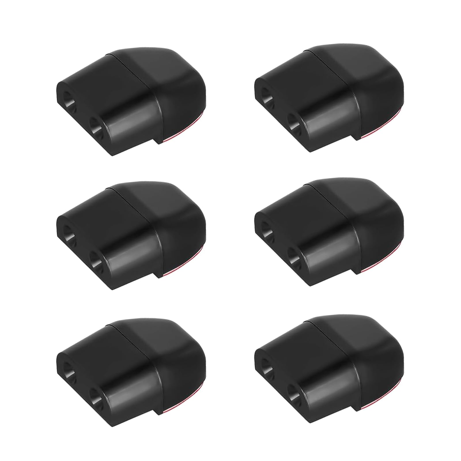 【送料無料】サムコス 鹿除け笛 笛の警告デバイス 車用鹿笛 鹿の衝突防止 アラーム 野生動物を回避する 超音波動物用シカ撃退器 6個入 色：ブラック