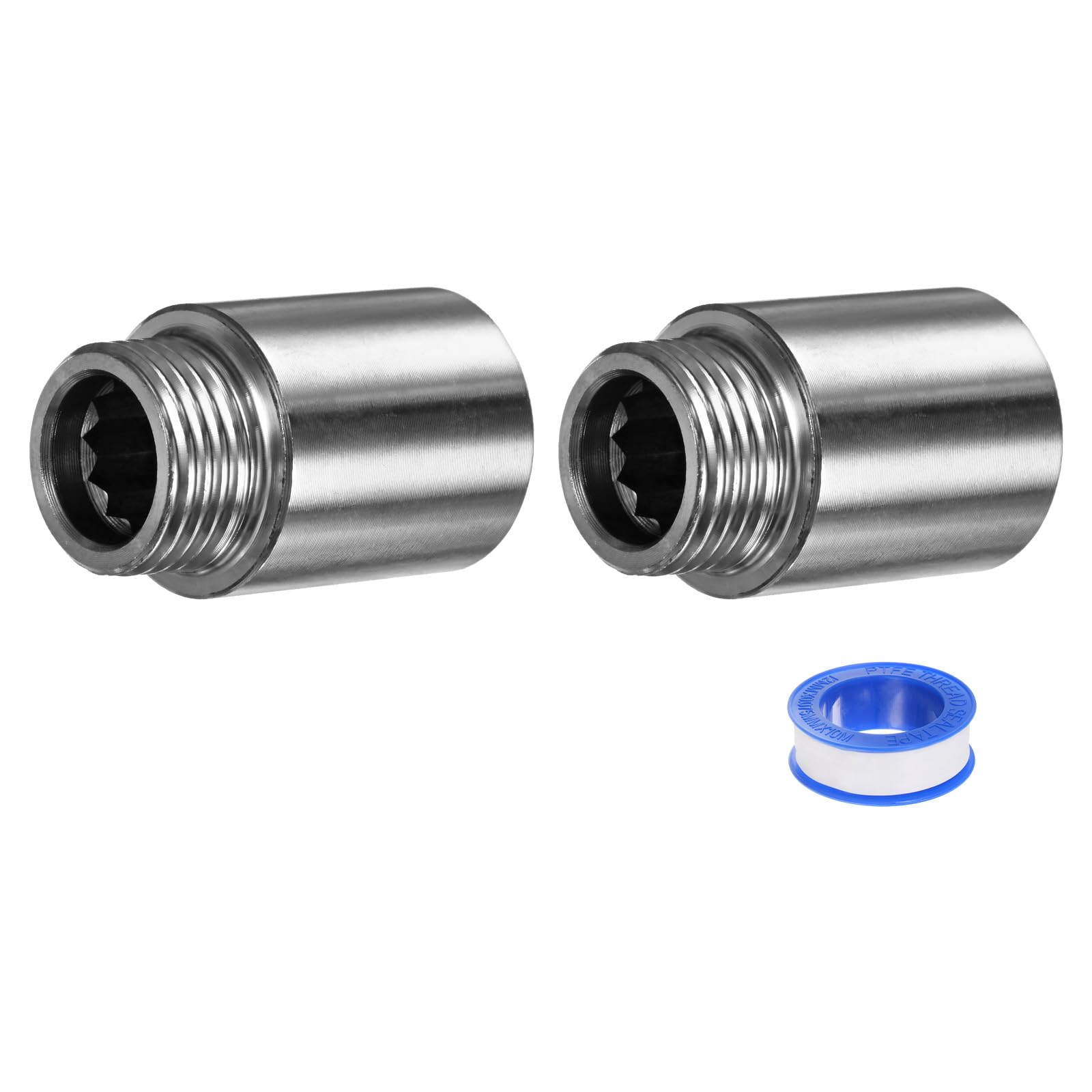 【送料無料】M METERXITY シャワーヘッド延長アーム、ステンレススチールオス-メス延長パイプ継手アダ..