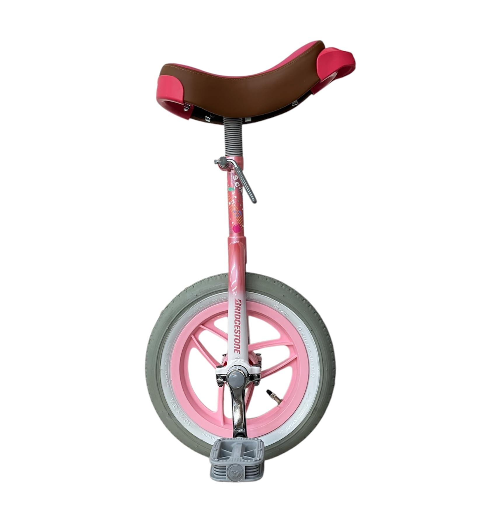 【送料無料】ブリヂストン(BRIDGESTONE) スケアクロウ 子供用 一輪車 色：ピンク、サイズ：12インチ