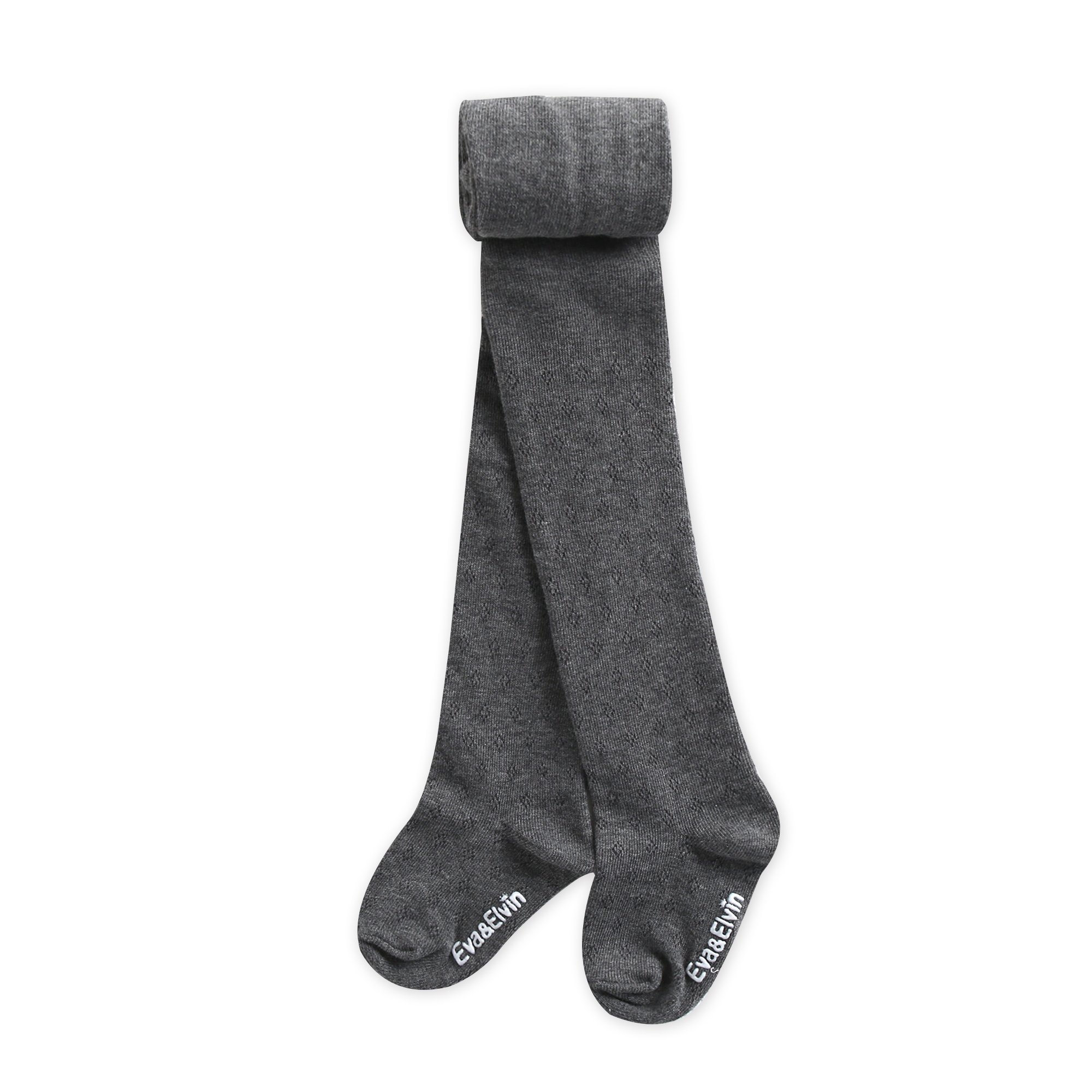 【送料無料】[Vaenait Baby] ガールズ 子供 コットン ニット タイツ レギンス パンツ キッズ ストッキング レギンス 女の子 ダンス靴下 パンスト キッズゃれタイツ 色：1パック クリーミー チャコール、サイズ：4-5 Years