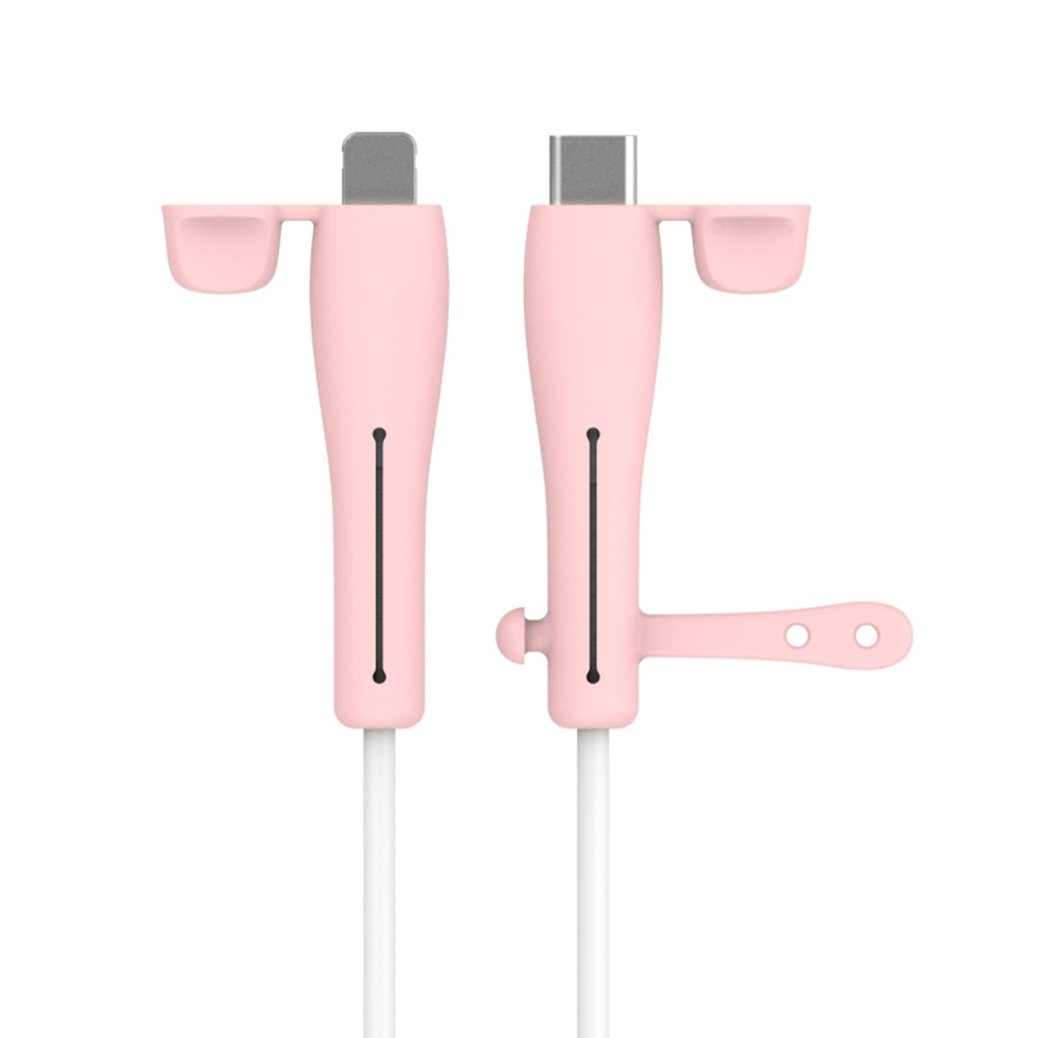 【送料無料】充電ケーブル プロテクター 保護カバー KONXISA ケーブルプロテクタ ー シリコン製 断線防..