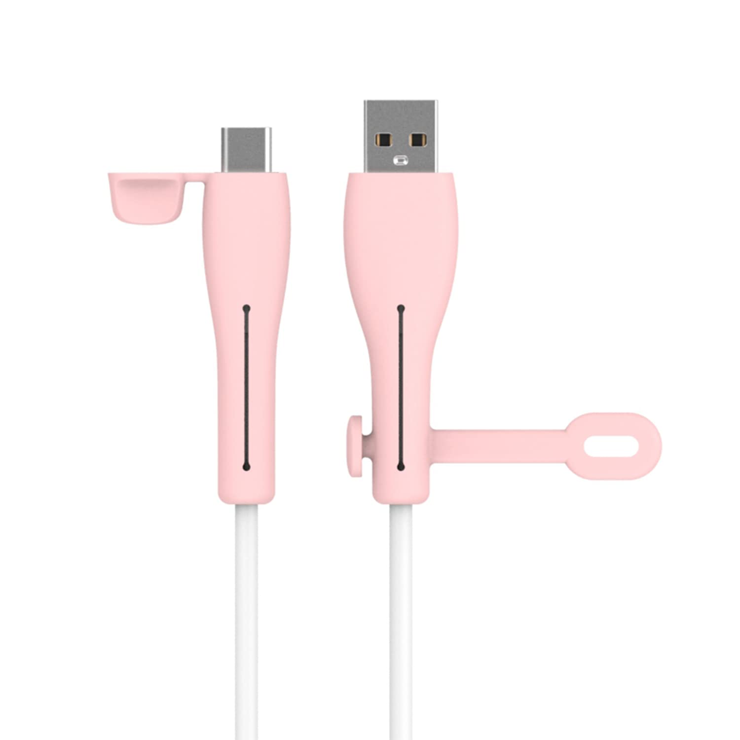 【送料無料】充電ケーブル プロテクター 保護カバー KONXISA ケーブルプロテクタ ー シリコン製 断線防..