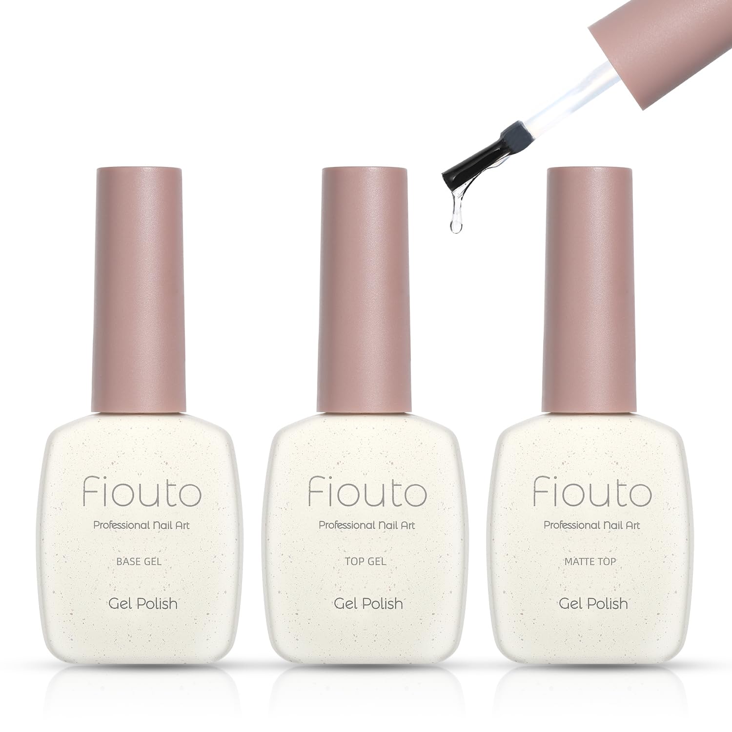������̵����Fiouto �ȥåץ����� �١��������� �ޥåȥȥåץ�����15ml 3�ܥ��å� �Υ�磻�� ����������� ������ ®�� UV/LED�б� ���顼��...
