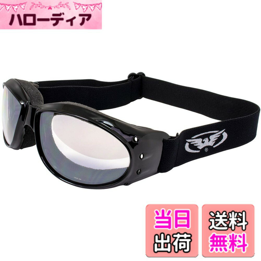 【送料無料】Global Vision グローバルビジョン エリミネーター バイク用ゴーグル ELIMCLM 色：ブラック、サイズ：Adult