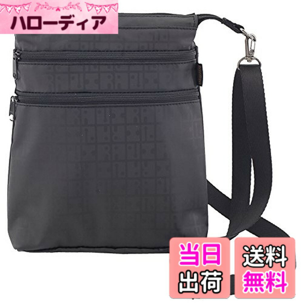 【送料無料】[ヤマト屋] キキ2 WファスナーポシェットS | T744 色：ブラック、サイズ：約H23cmxW18cmxD5cm