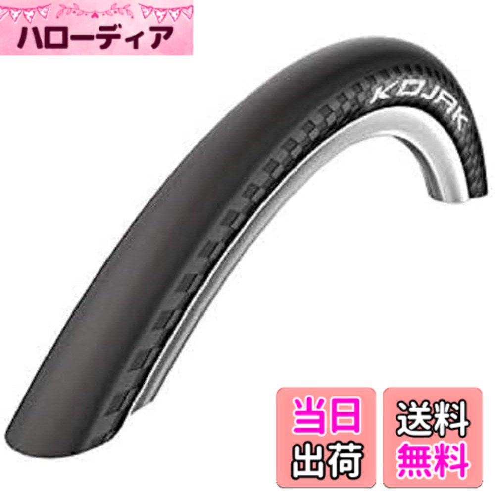 【送料無料】SCHWALBE Kojak HS 385 RaceGuard マウンテンバイクタイヤ - 折りたたみビーズ 色：ブラック、サイズ：20x1.35