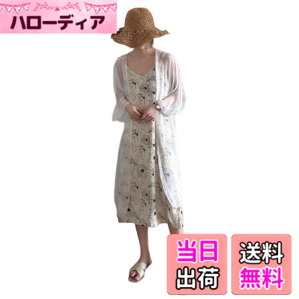 Cardigans, Boleros - 【送料無料】[§SEYIXU] シースルー カーディガン レディース シアー羽織り メッシュ 透け感 シースルー ショール ショート丈 カーデ トップス 体型カバー 夏 薄手 日よけ 韓国 ファッション UV対策 色：C タイプ-ホワイト、サイズ：Free Size
