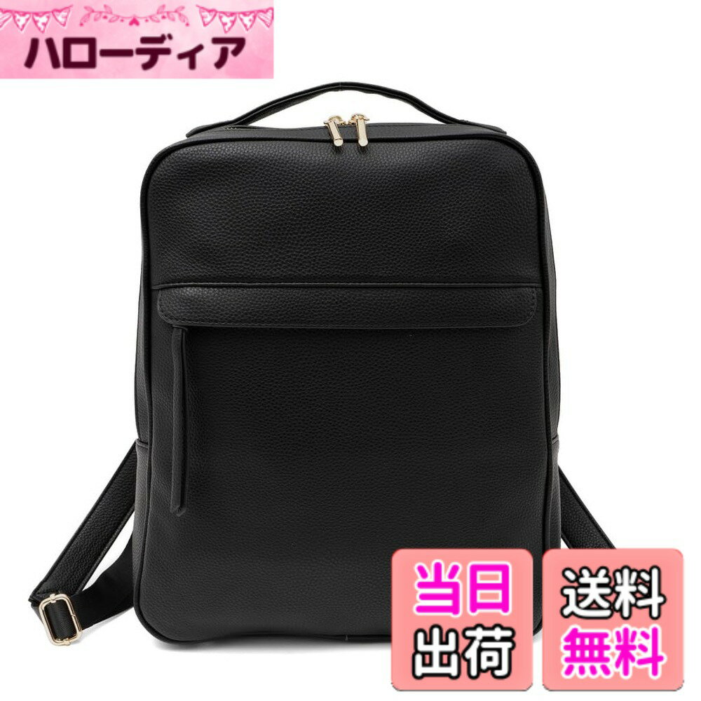 【送料無料】[VITAFELICE] ヴィータフェリーチェ スクエア リュックサック レディース sib-20041p 色：ブラック、サイズ：M