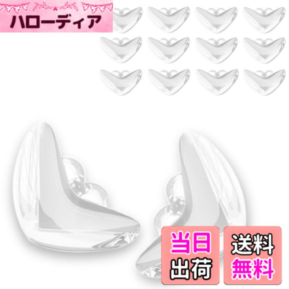 【送料無料】コーナークッション コーナー ガード 透明 12pcsセット 角 保護 テーブルコーナーカバー テーブル角カバー 赤ちゃん 子供 ケガ防止 地震対策 家具の角を保護 両面テープ付き 色：リボン型、サイズ：Mサイズ