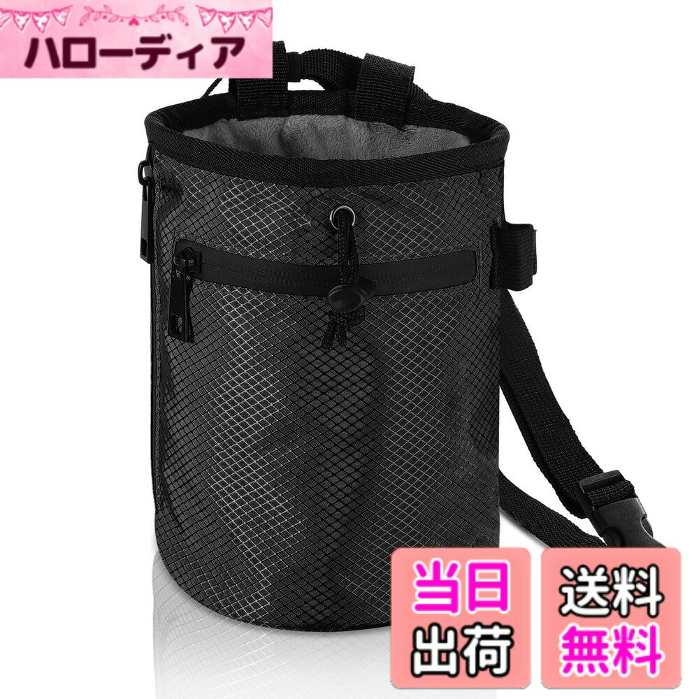 【送料無料】MoKo チョークバッグ ウエストポーチ巾着式 筒状 腰付けタイプ 広い開口部 斜め口式 表地..