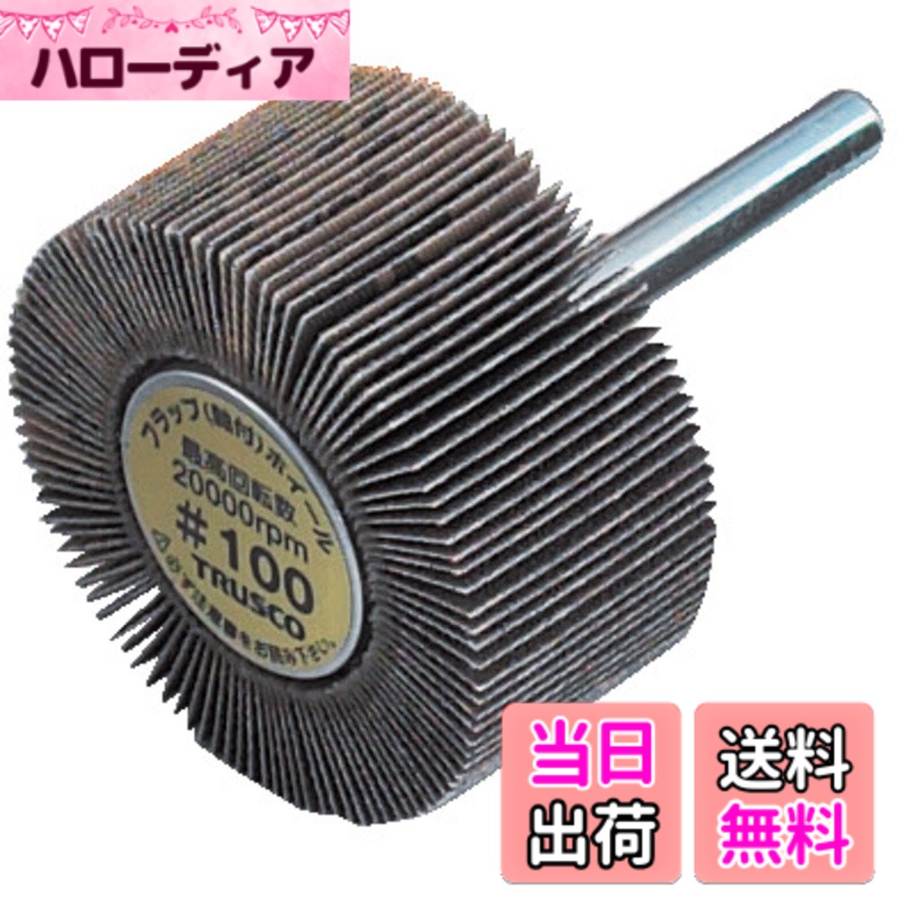【送料無料】TRUSCO(トラスコ) フラップホイール サイズ：外径25X幅25X軸径6