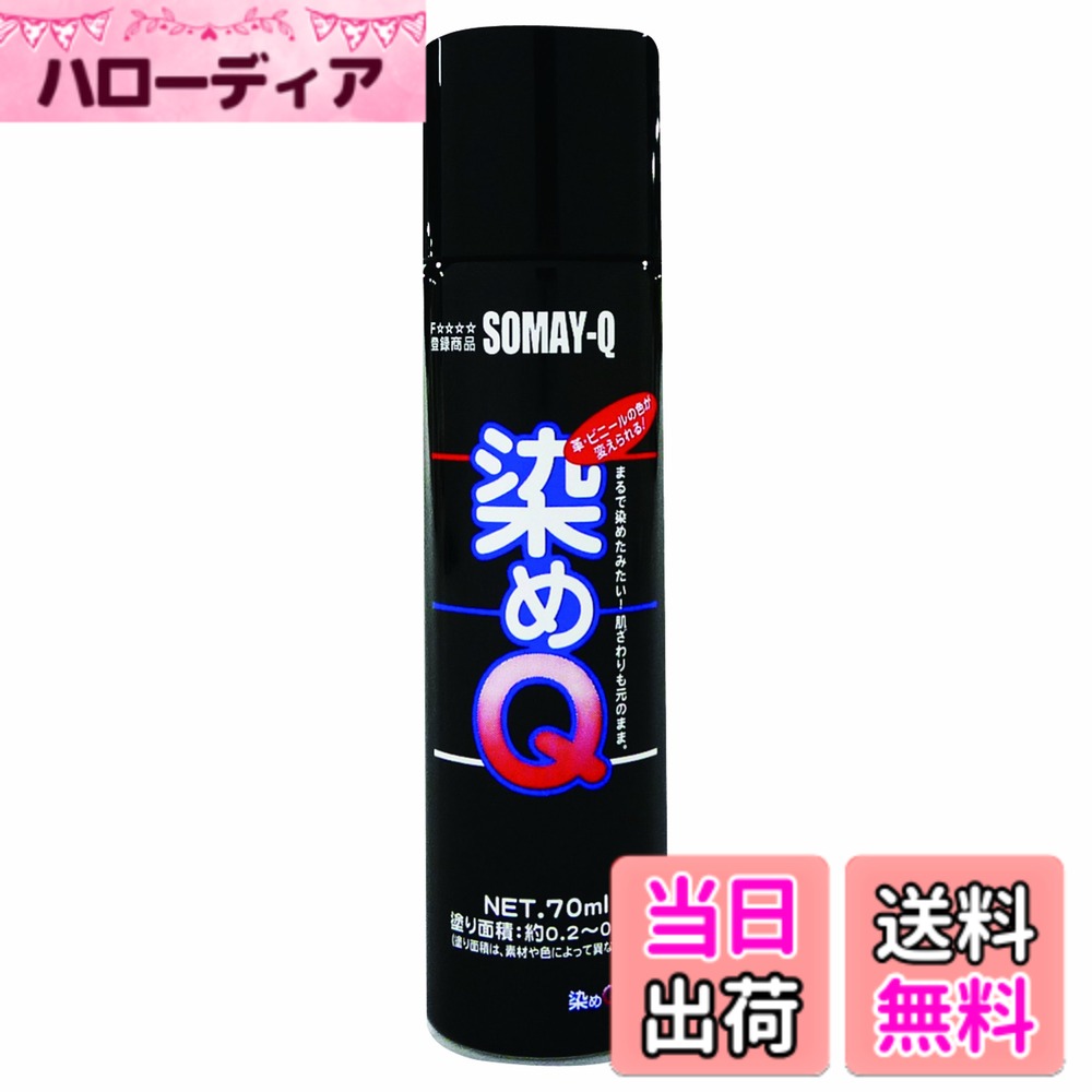 【送料無料】染めQ ミニ染めQ エアゾール 70ml 色：ブラック、サイズ：70mL