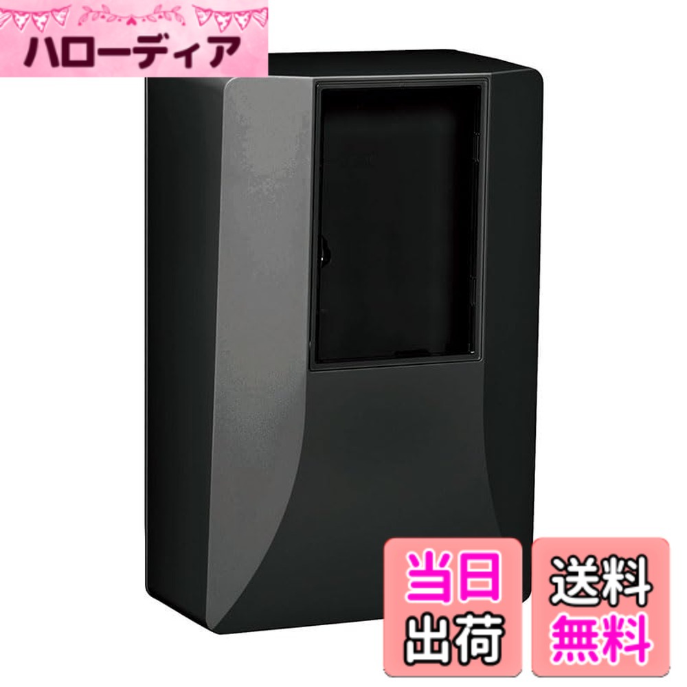 商品情報商品の説明特徴 スマートメーターに最適！！ 建物の美観を損ねない、オシャレでシャープなデザイン。 雨水や虫の侵入を防ぐ防具型。 仕様 IP33D 自己消火性樹脂製 屋外用 カードホルダー付・貫通ソケット付 色：ブラック 適合電力量計：1φ2W/-120A、1φ(3φ)3W/-30A・60A 貫通材内径(mm)：φ28 適用電線サイズ：14平方mm 製品重量(kg)：1.6 全関東電気工事協会「優良機材推奨認定品」 ※メーカーからの取寄せ商品のため、ご注文後のキャンセル、返品、交換はできません。主な仕様