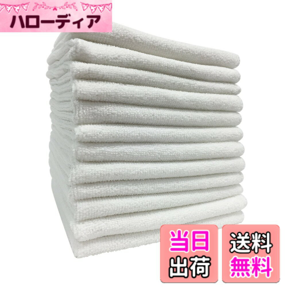 【送料無料】マイクロファイバー ふきん TARO FIBER 30x30cm 超吸水 速乾 油汚れ 空拭き ほこり取り 小判 厚手 クロス 掃除 キッチン TARO WORKS 色：ホワイト、サイズ：ワンサイズ