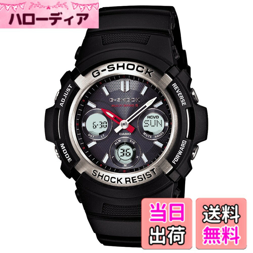 【送料無料】[カシオ] 腕時計 ジーショック 【国内正規品】AWG-M100 樹脂バンド 色：ブラック、サイズ：52x46.4x14.9mm