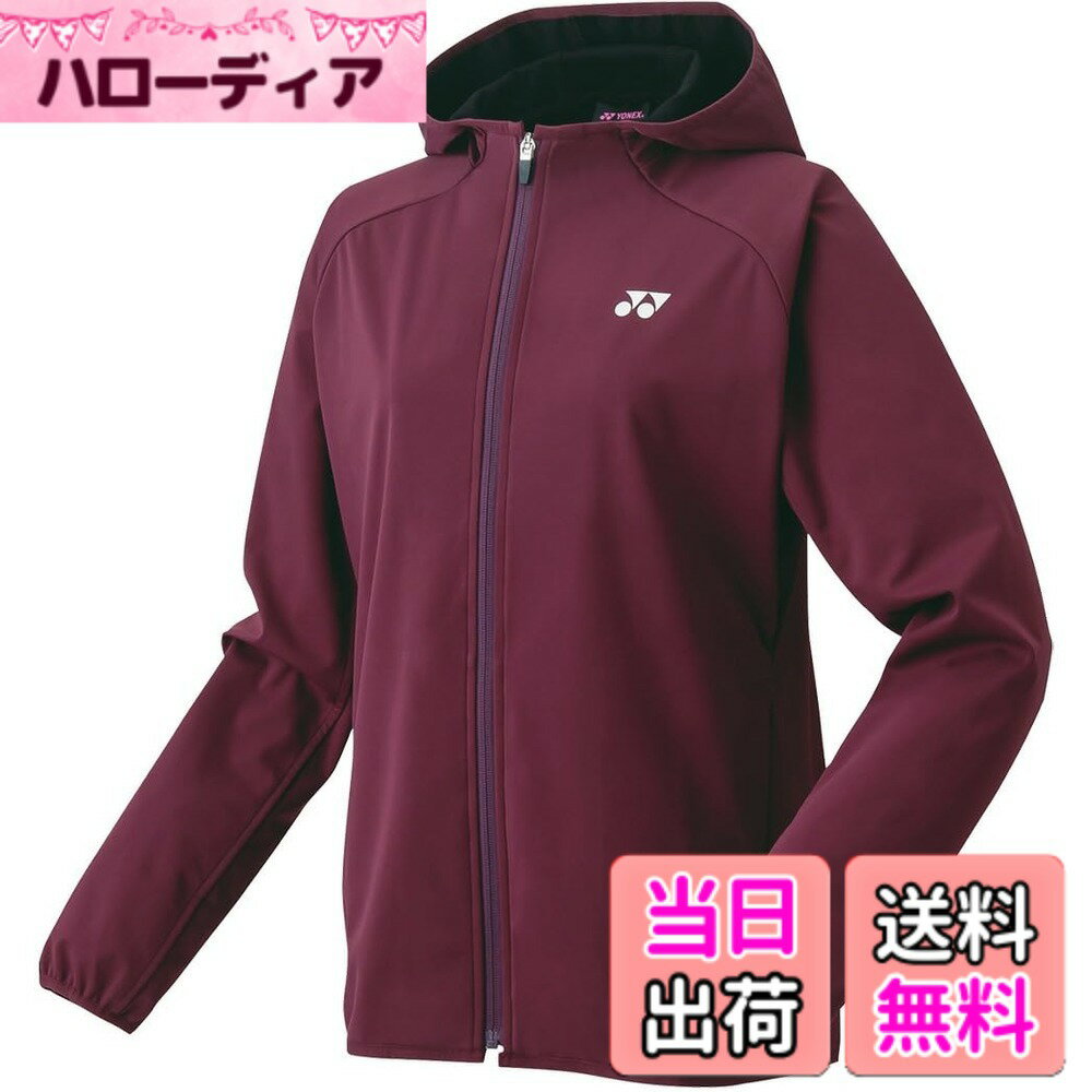 YONEX(ヨネックス) パーカーウォームアップパーカーレディース 色：プルーン (583)、サイズ：M