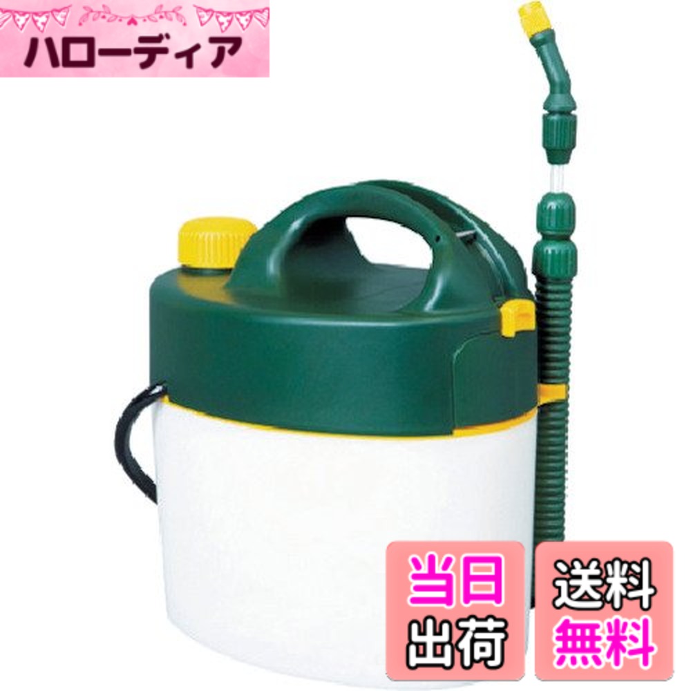 【送料無料】TRUSCO(トラスコ) 電池式噴霧器 各種 グリーン ポリプロピレン (PP) 色：グリーン、サイズ：5L