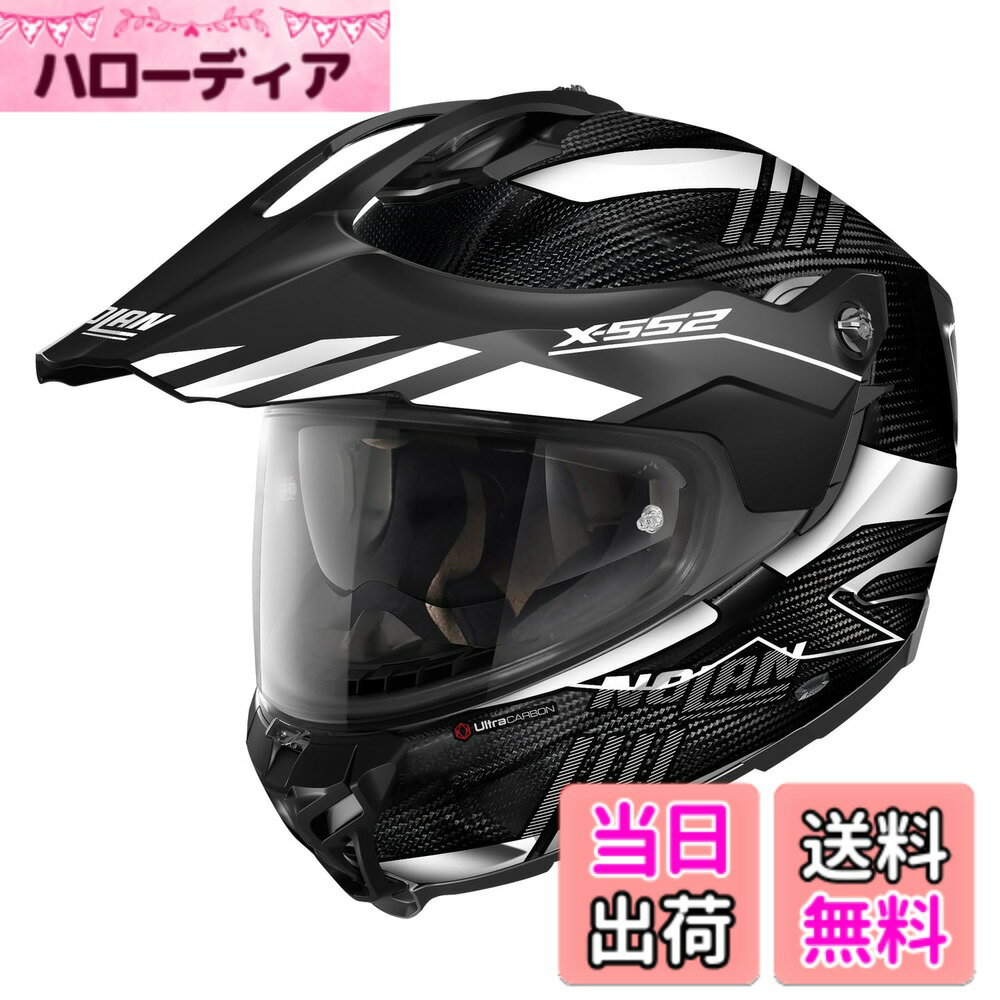 【送料無料】NOLAN(ノーラン) 【国内正規品】 バイク用 ヘルメット オフロード X-lite X-552 ウルトラカーボン 色：WINGSUIT(ホワイト/25)、サイズ：XL