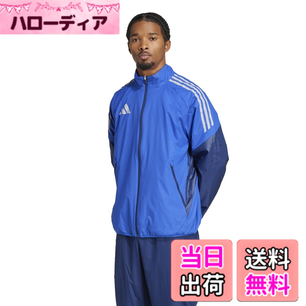 商品情報商品の説明説明 ウィンドジャケット / WIND JKT M いつでも準備万端でピッチに立とう。このウインドジャケットは、アイコニックなティロシリーズからインスピレーションを得たデザイン。素材に軽量リップストップ生地を採用した、全天候型の仕様になっている。冷たい外気が中に入ってこないように伸縮性のある袖口とスタンドカラーを備え、小物をしまっておける便利なジップポケットをあしらっている。視認性を高めるリフレクタープリントのスリーストライプスと3バーロゴが、スキルをも際立たせる仕上がりに。この製品にはリサイクル素材を100%使用。製品に用いられた素材をリユースすることで、廃棄物の量、限りある資源への依存、そしてアディダス製品のフットプリントを減らすことに役立てている。 ウィンドジャケット主な仕様 レギュラーフィットリブ仕上げの高めのスタンドカラー / フルジップポリエステル100%前にジップポケット裏地付き