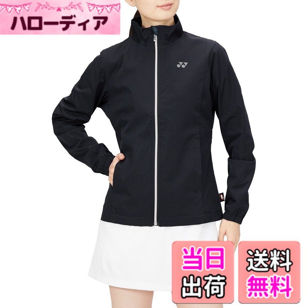 Rakuten - 【送料無料】YONEX(ヨネックス) ジャケット裏地付ウィンドウォーマーシャツ(フィットスタイル)レディース 色：ブラック (007)、サイズ：S