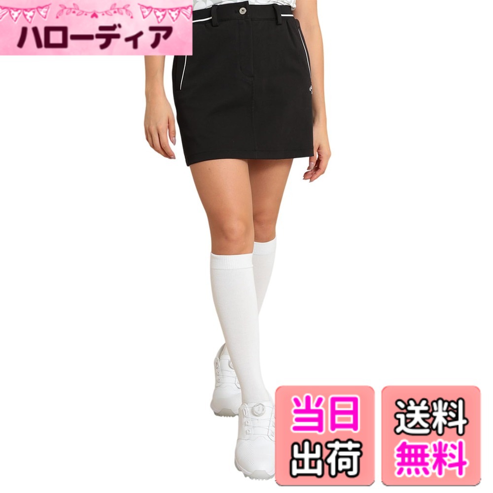 【送料無料】[キャロウェイ] レディース 撥水 スカート (ベーシック・8WAYストレッチ) / ゴルフ / C24128200 色：1010_ブラック、サイズ：SS
