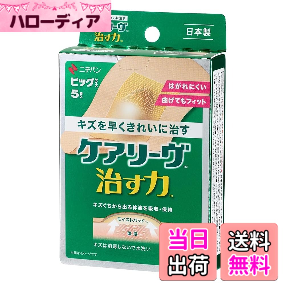 Rakuten - 【送料無料】ニチバン　ケアリーヴ 治す力 サイズ：ビッグサイズ