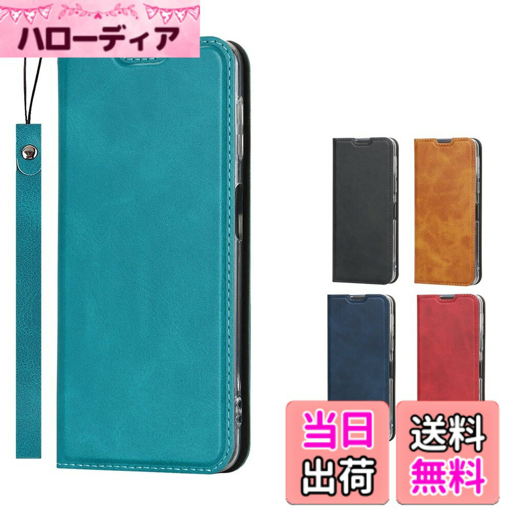 アイフォン6ケース 手帳型 iphone6 iphone6s ケースiphone6s 手帳型 6s 携帯カバーJaorty 2色革内蔵マグネット PU合成皮革 財布型 カード収納 耐衝撃 スタンド 色：ストラップ同梱-スカイブルー、サイズ：03-Android One S10/S9/KC-S304/Digno SANGA edition
