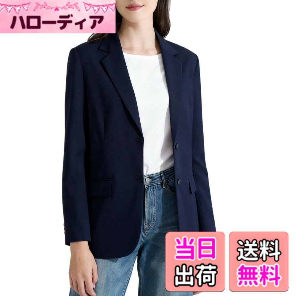 商品情報商品の説明主な仕様 【商品仕様】色：ブラック、ベージュ、ネイビー 素材：ポリエステル 裏地：あり/肩パッド：あり【きれいめ＆羽織る】きれいめ通勤にもカジュアルにデイリーユースにも使えるテーラードジャケット。羽織るだけできちんと感のでる優秀アイテム。【オフィス＆カジュアルシーン】毎日の着回しに重宝する、シンプルなシングルボタンテーラードジャケットです。ウエスト部分がほどよくシェイプされた、コンパクトなシルエットが特徴。【合わせやすい】パンツ合わせでクールに着こなすのはもちろん、ブラウスやワンピースの甘さを抑えたいときにも重宝します。洗濯機で手軽にケアできるのも嬉しいポイント。【動きやすい＆こなれ感】こなれ感のあるセットアップスタイルが叶う、シングルブレストデザインのレディーステーラードジャケットです。