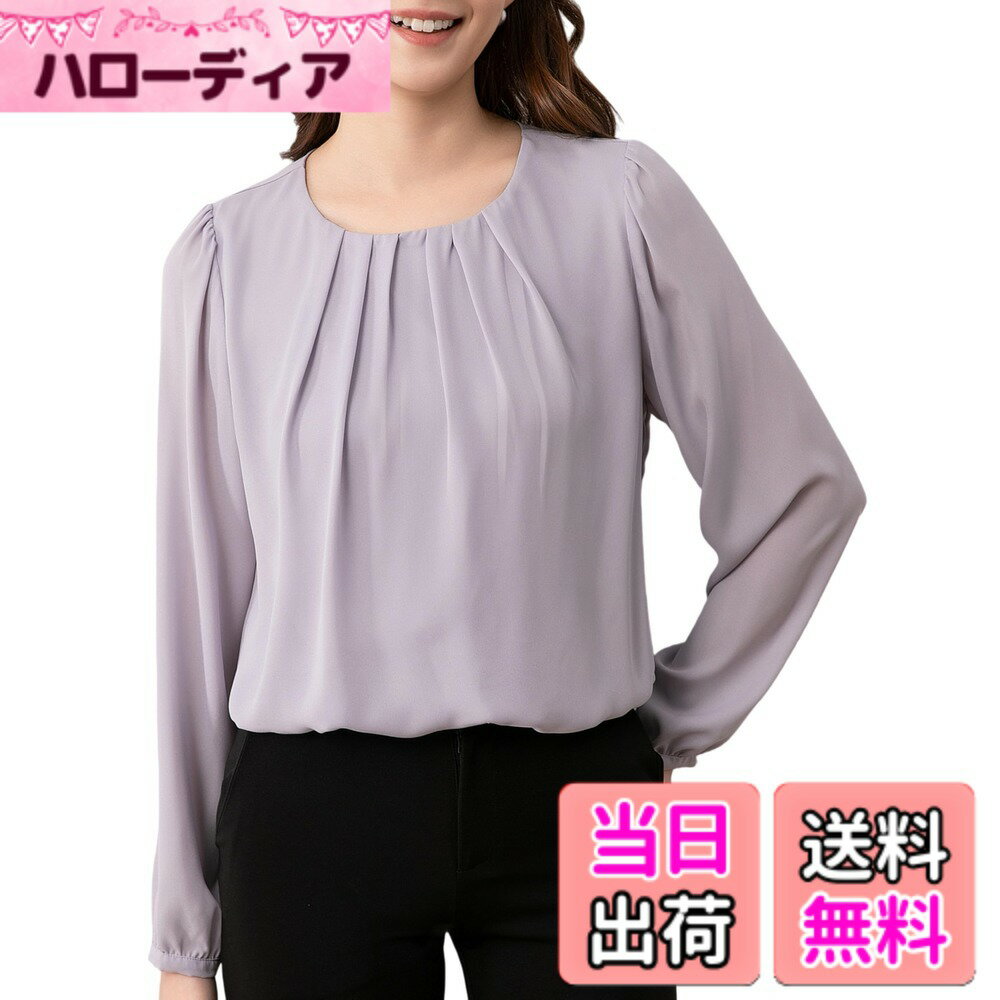 商品情報商品の説明主な仕様 肌触りが柔らかく落ち感がきれいなシフォン素材です。胴体部分は安心な裏地付き。裏地は伸縮性があるので、ストレスフリーな着心地。腕部分は裏地なしで、ほんのり透け感があります。ゆるっとしたシルエットで体型カバーしてくれて着痩せる効果もあります。ジャケットなどのインナーにもおすすめです。デイリーから通勤、入学式・卒業式などのセレモニーまで大活躍させられます。紫外線対策ができるので、毎日の通勤・通学や、営業で外回りが多い女性におすすめです。