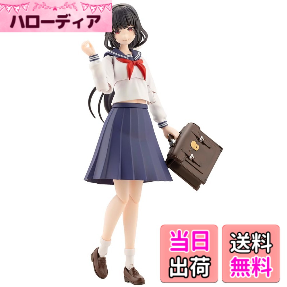 【送料無料】壽屋(KOTOBUKIYA) 創彩少女庭園 薬師寺 久遠【桃桜高校・制服】 全高約160mm 1/10スケール プラモデル 色：マルチカラー