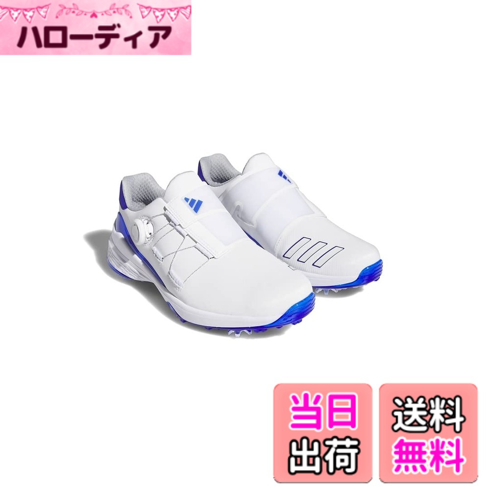 【送料無料】[アディダスゴルフ] ゴルフシューズ ゼッドジー23 ボア メンズ 色：フットウェアホワイト/ルシッドブルー/シルバーメタリック、サイズ：31.5 cm