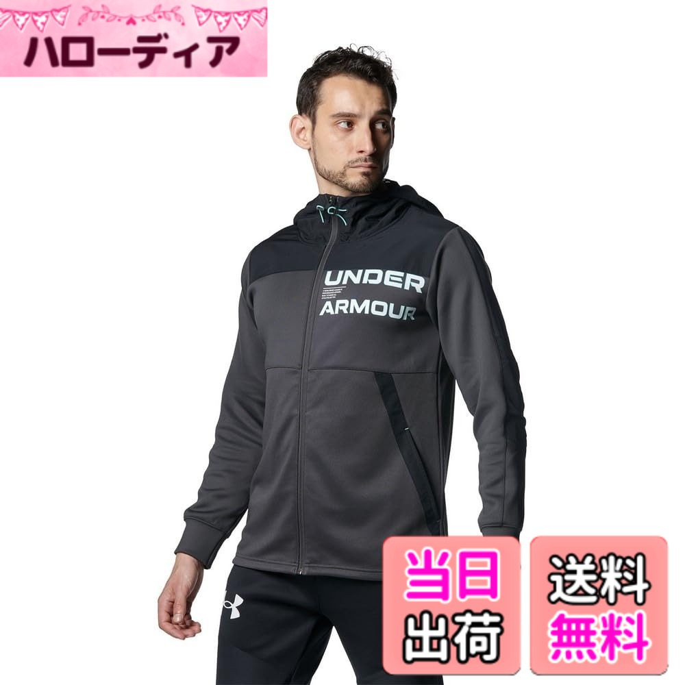 ������̵����UNDER ARMOUR(������������ޡ�) �����֥󥢥�����UA�����ޡ��˥å� �ϥ��֥�å� �ե른�å� ���㥱�åȥ�� ����Jet Gray��...