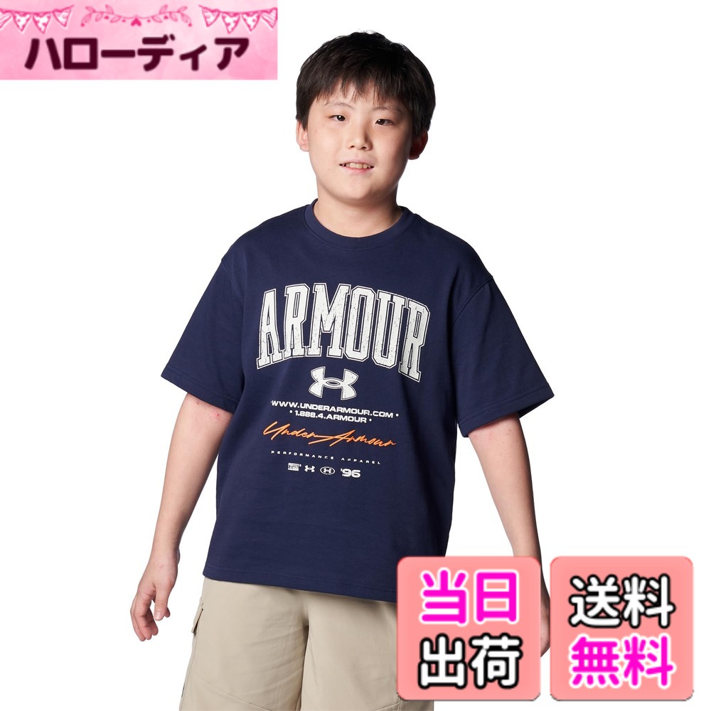 Other - 【送料無料】UNDER ARMOUR(アンダーアーマー) トレーニングTシャツUAリスト ラップス トレーニングボーイズ 色：ミッドナイトネイビーホワイトクレイ、サイズ：YS