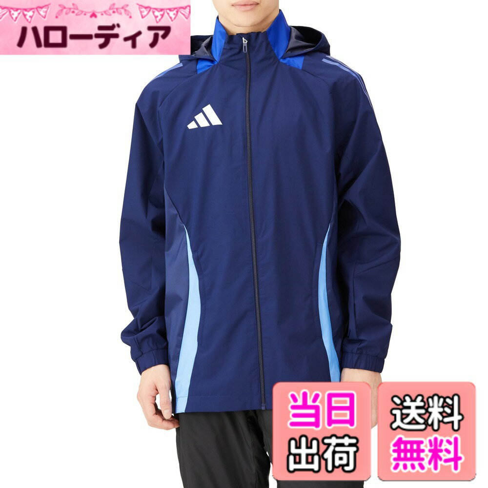 【送料無料】adidas(アディダス) サッカー ジャケットティロ 24 コンペティション オールウェザージャケット HBP45メンズ 色：チームネイビーブルー(IR9520)、サイズ：2XL
