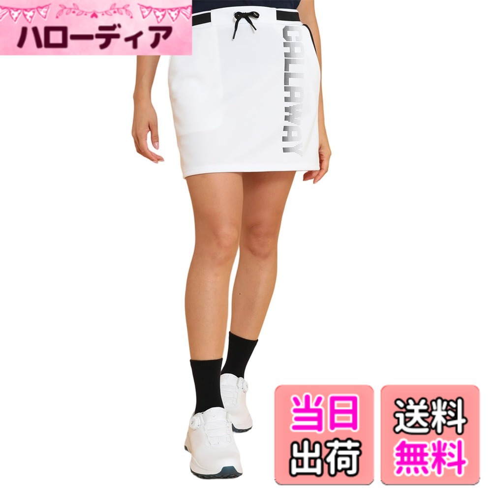 【送料無料】Callaway(キャロウェイ) レディース スカート(エニタイムスウェット) / ゴルフ / C24228205レディース 色：1030_ホワイト、サイズ：S