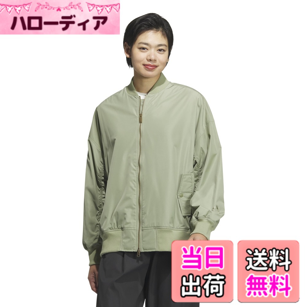 商品情報商品の説明説明 カレッジ ルーズフィット ボンバージャケット 気楽なスタイルでいたい日の選択肢は、このボンバージャケットが正解。愛用のTシャツやタンクトップの上に羽織りやすいルーズシェイプで、袖口は手首にソフトにフィットするリブ仕上げにしている。ジップアップして、キャンパスや街に向かおう。この製品には、100%リサイクル素材が使われている。これまで作られてきた製品の素材をリユースすることで、ゴミの量、限りある資源への依存、そしてアディダス製品のフットプリントを減らすことにつながる。 W CLG ボンバージャケット主な仕様 ルーズフィットフルジップ / リブ仕上げのボンバー襟ポリエステル100%スナップボタン付きフロントポケットリブ仕上げのカフと裾