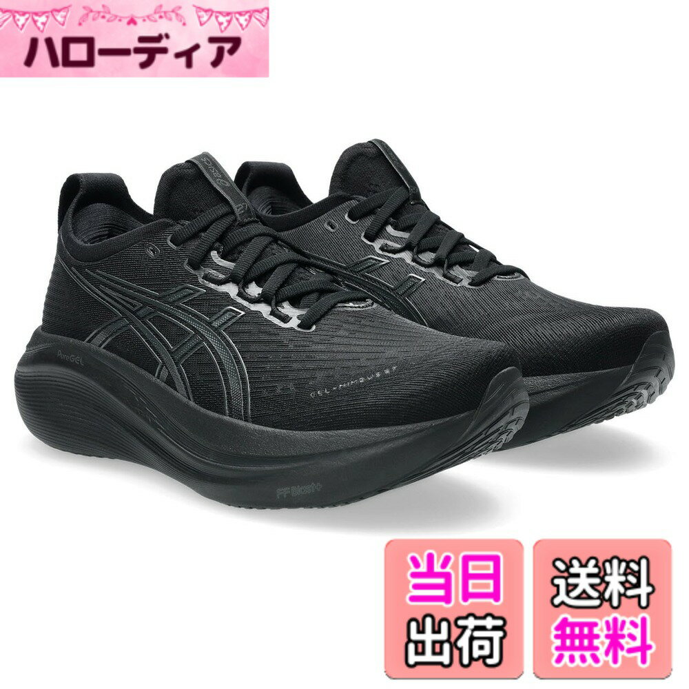 ������̵����asics(�����å���) ��ǥ����� GEL-NIMBUS 27���˥󥰥��塼�� ����001(�֥�å�/����ե����ȥ��졼)����������23.0 c...