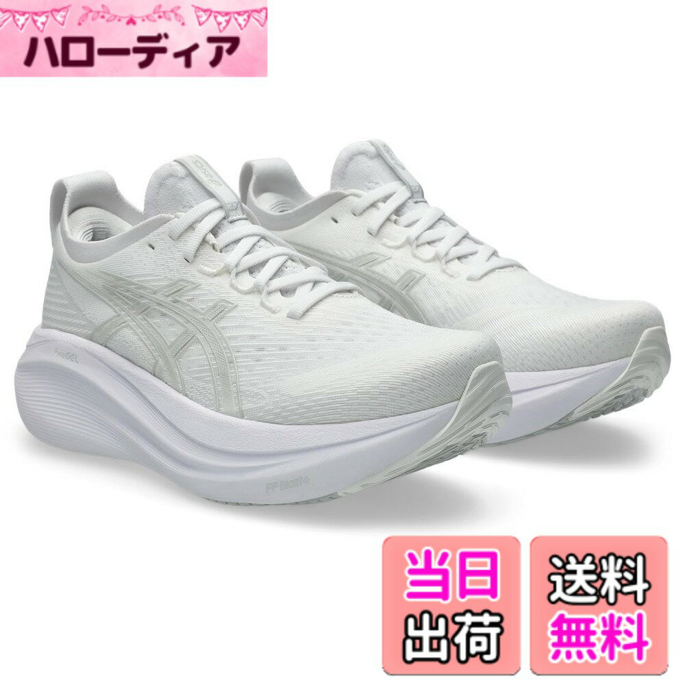 ������̵����asics(�����å���) ��ǥ����� GEL-NIMBUS 27���˥󥰥��塼�� ����100(�ۥ磻��/���쥤���㡼���졼)����������25.0 c...