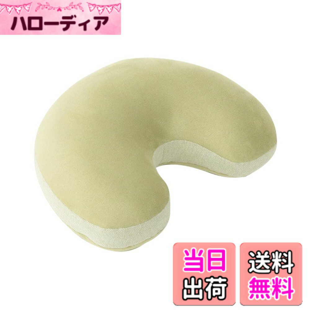 【送料無料】イケヒコ クッション ポム パステルカラー スエード調 もちもち感 年間 オールシーズン くすみ 淡い 色：グリーン、サイズ：30x45cm