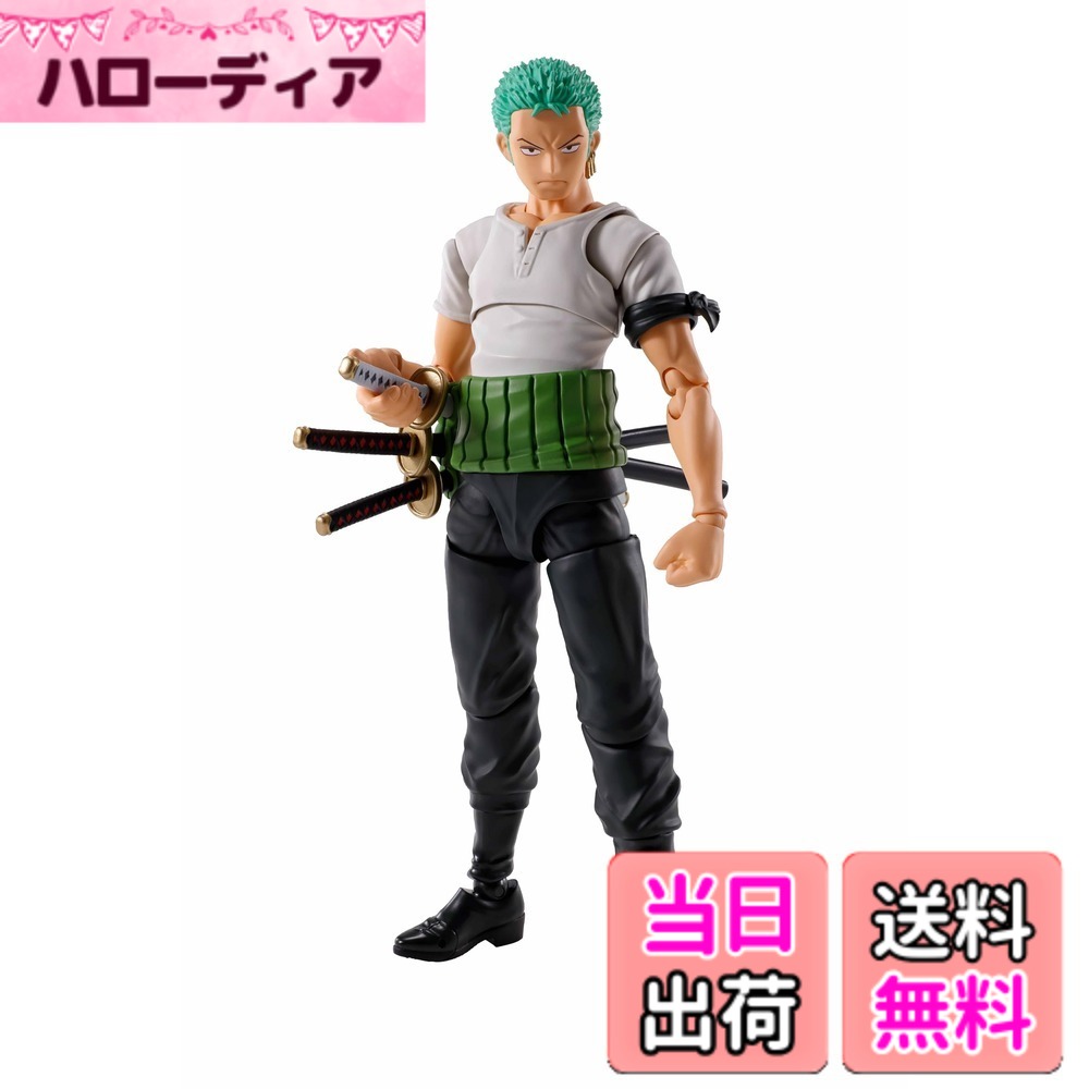 [무료우송]BANDAI SPIRITS(반다이 스피리츠) SH피규아츠 ONE PIECE 로로노아 졸로 - 모험의 새벽- 약 150mm PVC&ABS제 도장이 끝난 가동 피규어 색:멀티 컬러, 사이즈:약 150mm