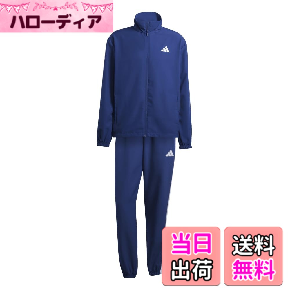 [무료우송][adidas] 저지 상하 세트 3 스트라이프스 우븐 트럭 슈트 맨즈 칼라:다크 블루 (JC5391), 사이즈:S