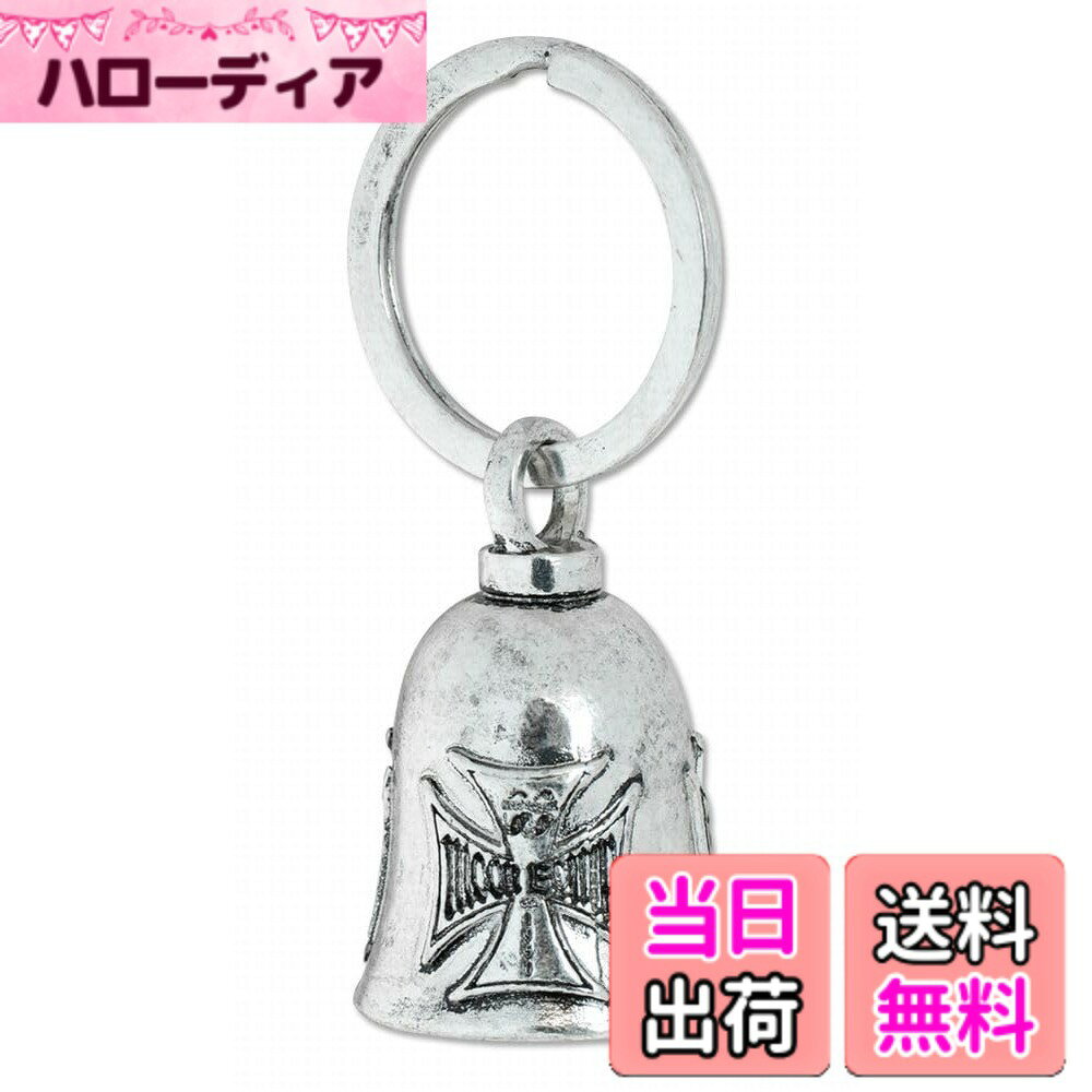 【送料無料】ムーンアイズ ヘルメット ベル キーリング ガーディアンベル キーリング MOONEYES キーホルダー アメリカン雑貨 色：ベル型シルバー、サイズ：全長 6.3cm / ベル 直径 2.5cm