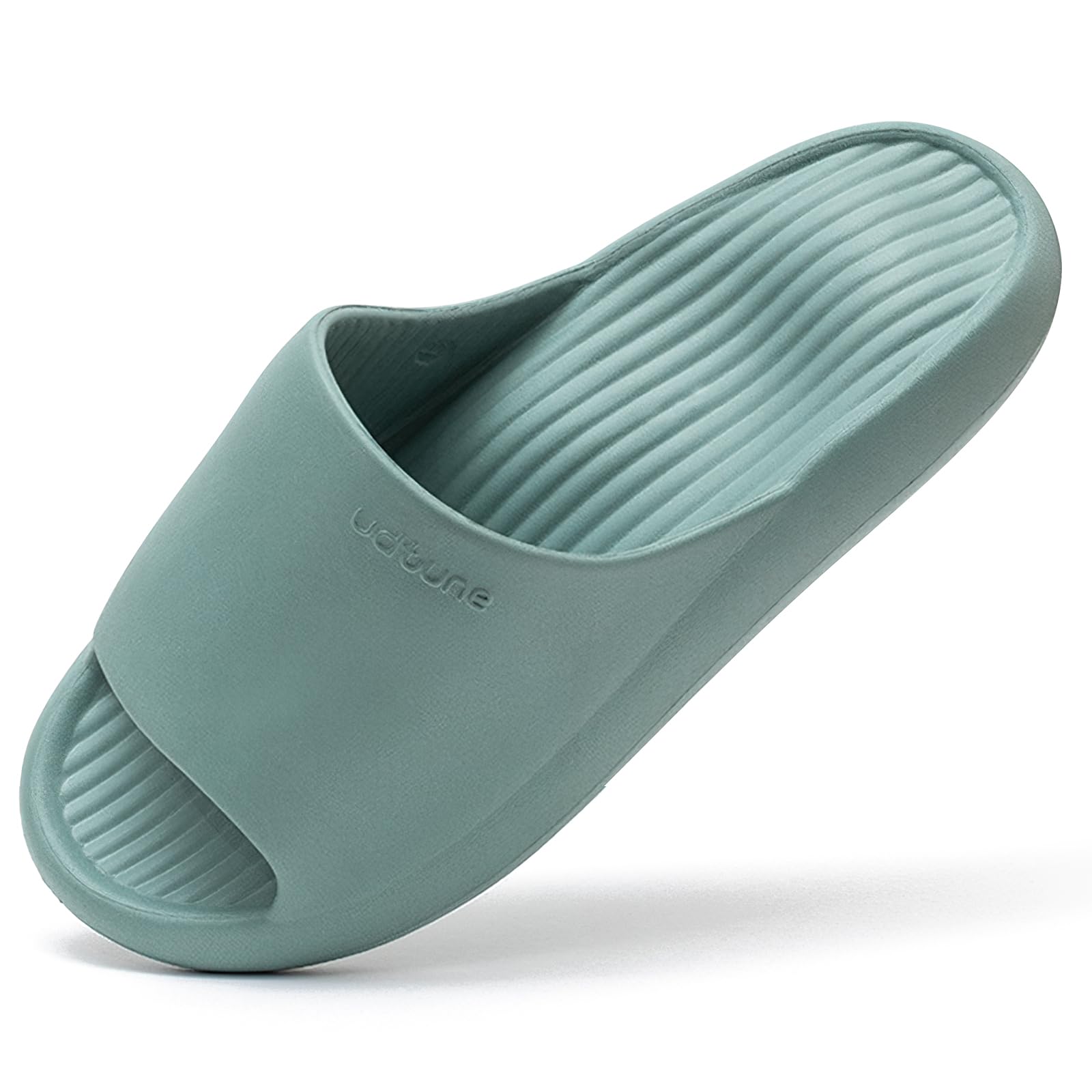 【送料無料】[AOY] 【現役理学療法士監修】スリッパ 室内 サンダル 【人体工学 x 足への負担軽減・4cm超厚底！】 すりっぱ ルームシューズ 超軽量 静音防滑 防水 柔らか 抗菌防臭 洗える EVA slippers 色：ブルー、サイズ：26.5~27.5 cm