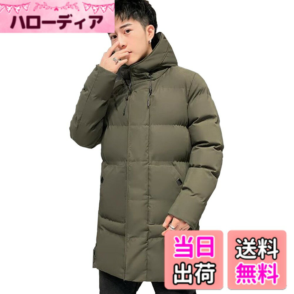【送料無料】[MMTYRM] ダウンジャケット メンズ 冬服 フード付き 中綿コート 厚手 大きいサ ...